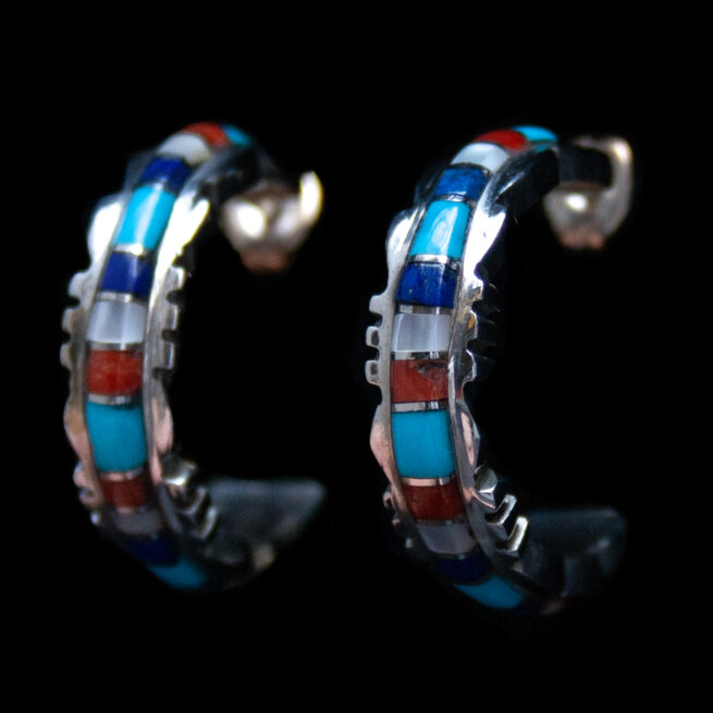 Boucles Créoles Multicolores Sheldon Lalio – Image 2