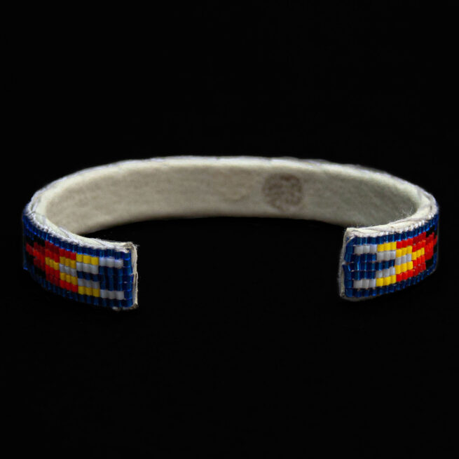 Bracelet Perlé Bleu Fin – Image 2