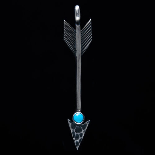 Turquoise Arrow Pendant