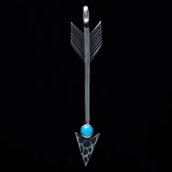 Turquoise Arrow Pendant