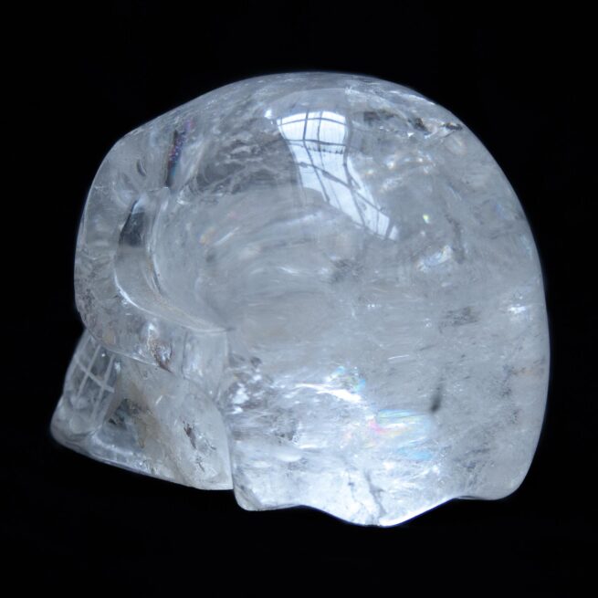 Sculpture Crâne Cristal de Roche – Image 6