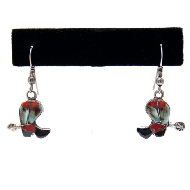Boucles d'Oreilles Bottes de Cowboy – Image 2
