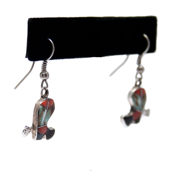 Boucles d'Oreilles Bottes de Cowboy – Image 3