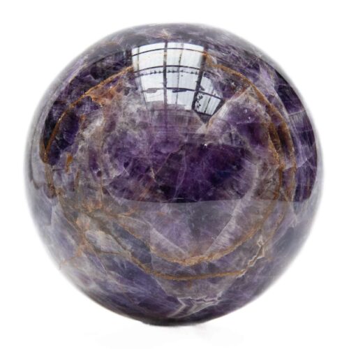 Large Amethyst Iron Crystal Ball