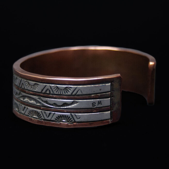 Bracelet Large Cuivre Argent – Image 3