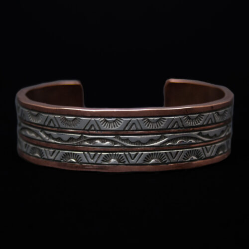 Large Wylie Secatero Copper Bracelet