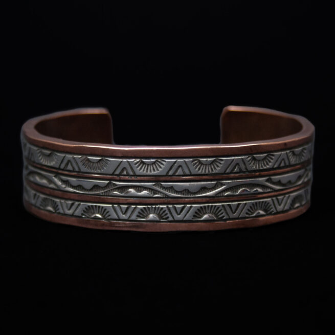 Large Wylie Secatero Copper Bracelet
