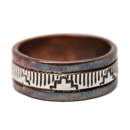 Navajo Silver Copper Ring