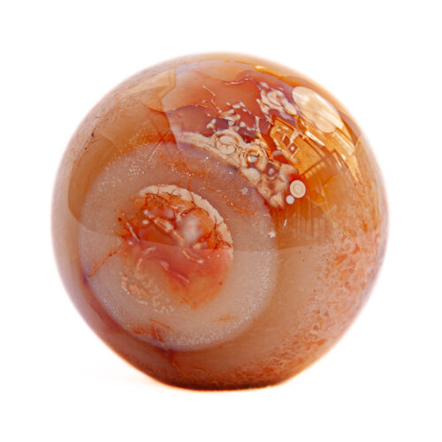 Boule de Cristal Cornaline Orange