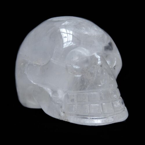 Small Clear Quartz Skull Carving