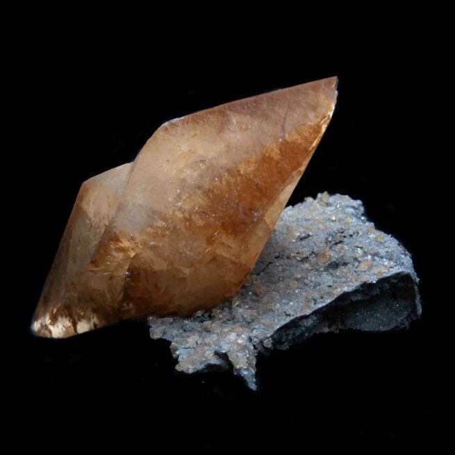 Stellar Beam Calcite on Matrix - Image 3