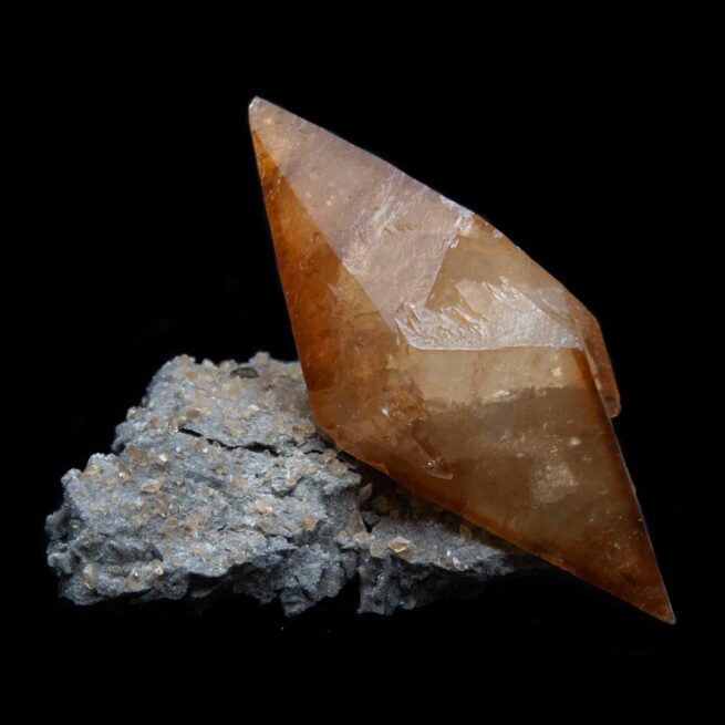 Stellar Beam Calcite on Matrix - Image 5