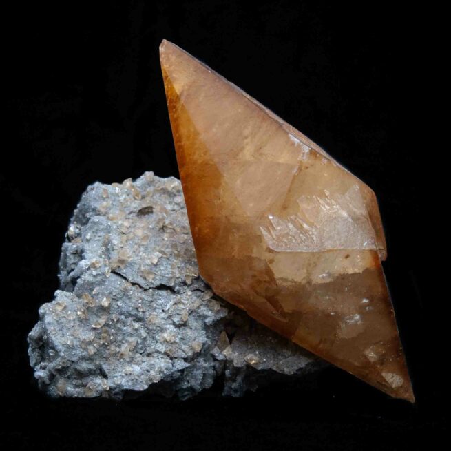 Stellar Beam Calcite on Matrix - Image 4
