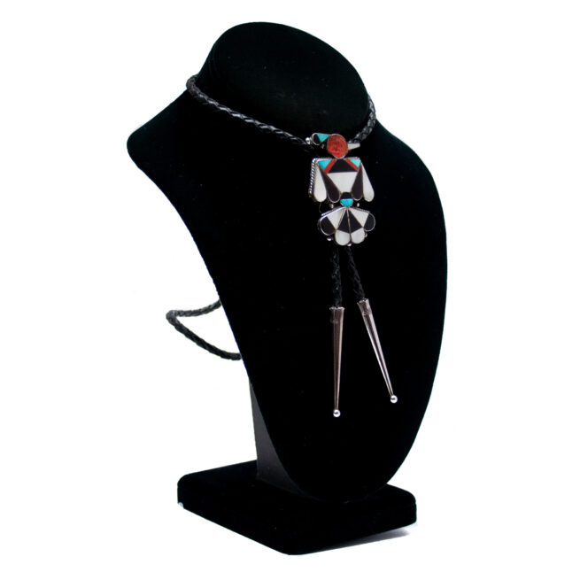 Vintage Zuni Thunderbird Bolo Tie - Image 2