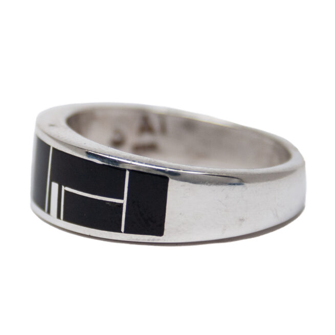 Bague Noire et Blanche Zuni Homme – Image 3