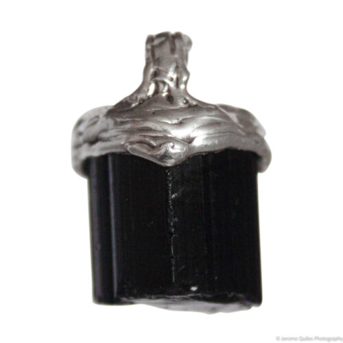 Black Tourmaline Crystal Pendant