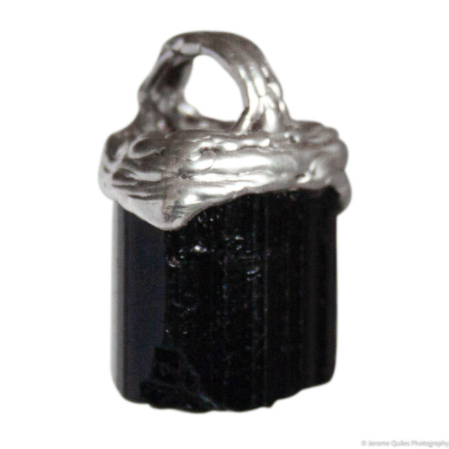 Black Tourmaline Crystal Pendant - Image 3