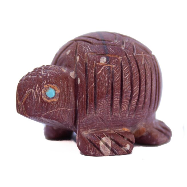 Brown Turtle Carving - Image 2