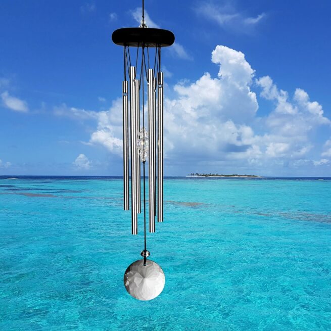 Carillon Méditation Cristal - Argent – Image 2