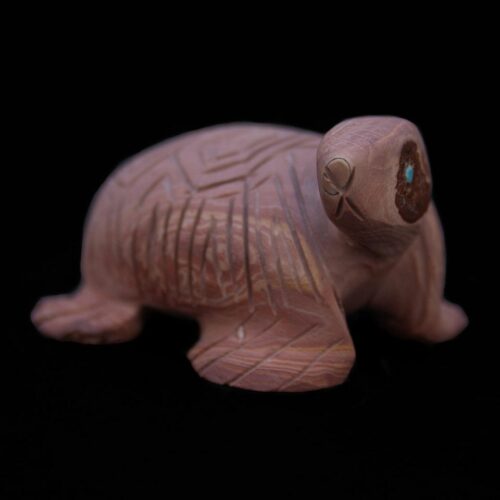 Karen Zunie Catlinite Turtle Carving