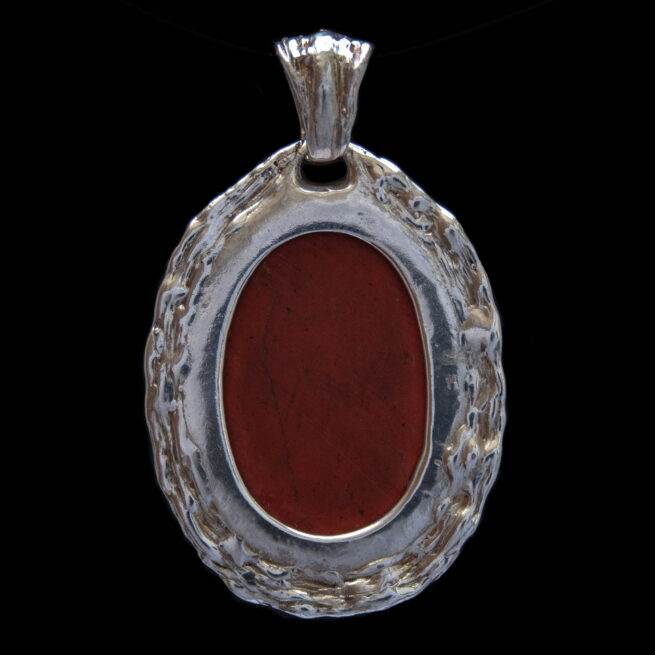 Pendentif Jaspe Rouge – Image 3