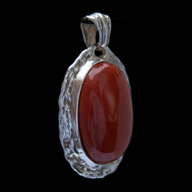 Pendentif Jaspe Rouge – Image 2