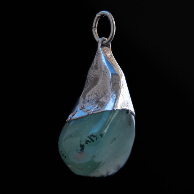 Small Chrysoprase Pendant - Image 2