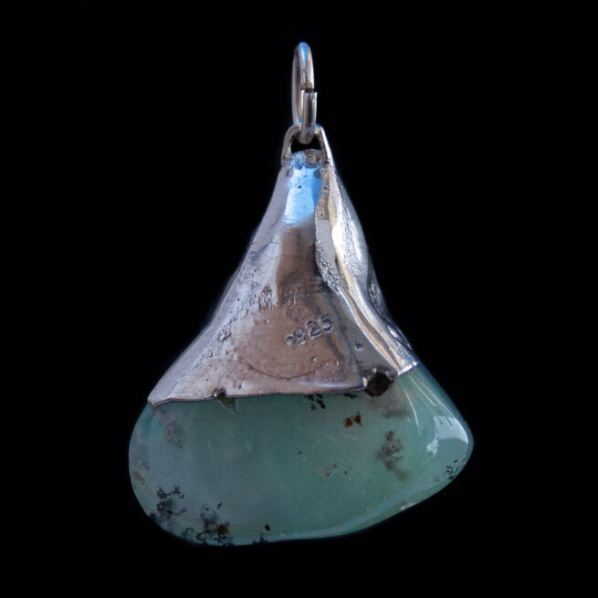 Small Chrysoprase Pendant - Image 3