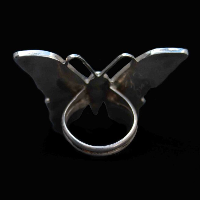 Zuni Inlay Butterfly Ring - Image 4