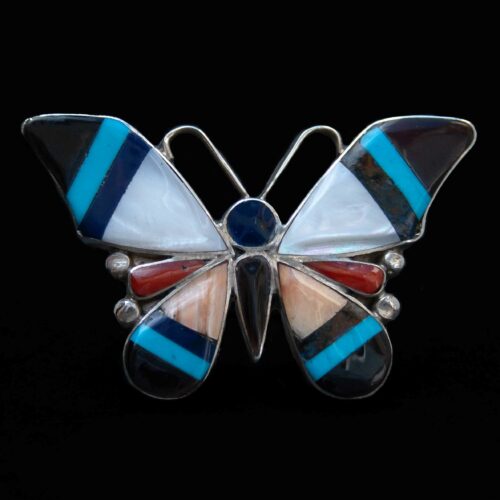 Zuni Inlay Butterfly Ring