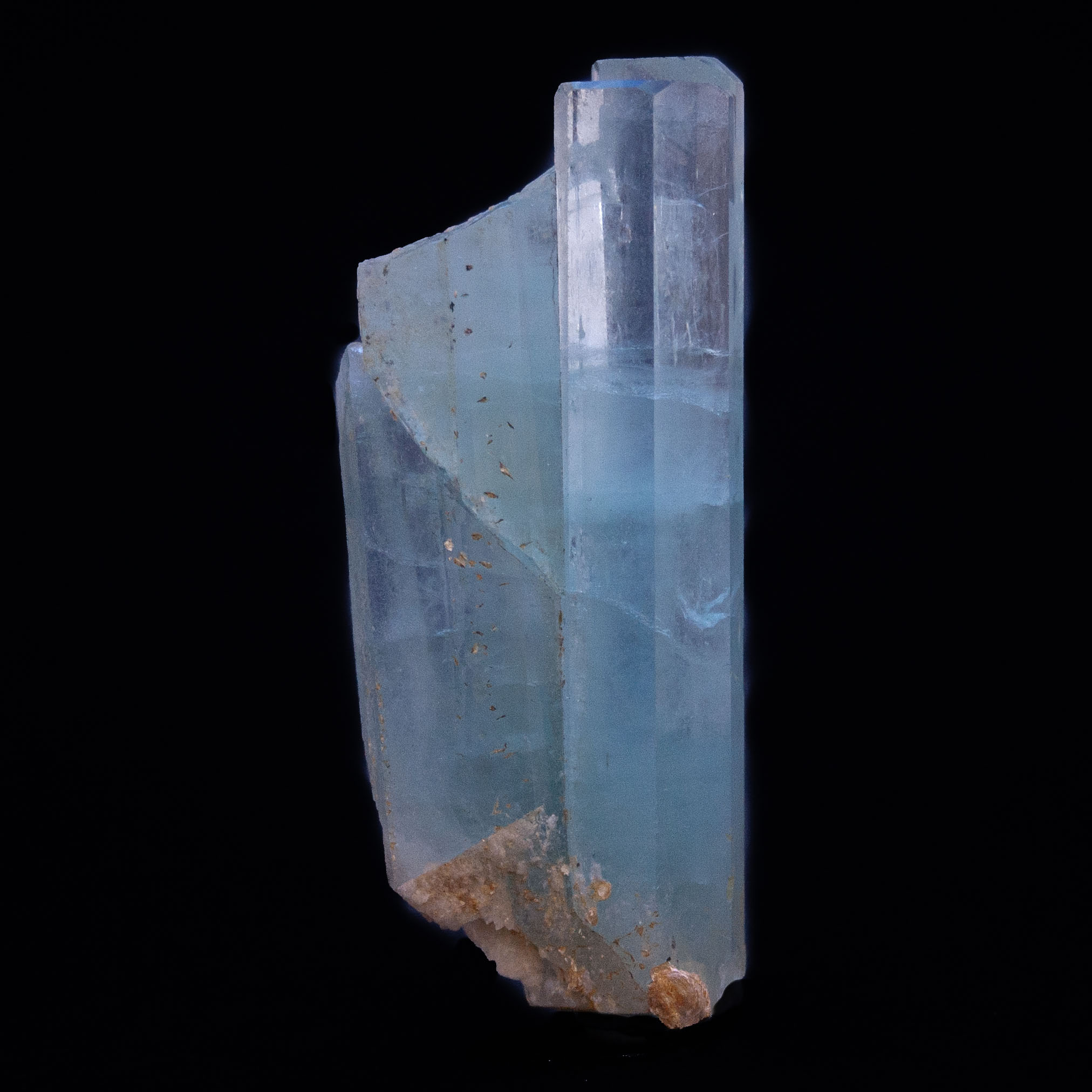 Gem Quality Aquamarine Twin Crystals