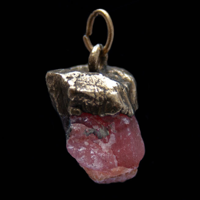 Gold Plated Rhodochrosite Necklace - Image 2