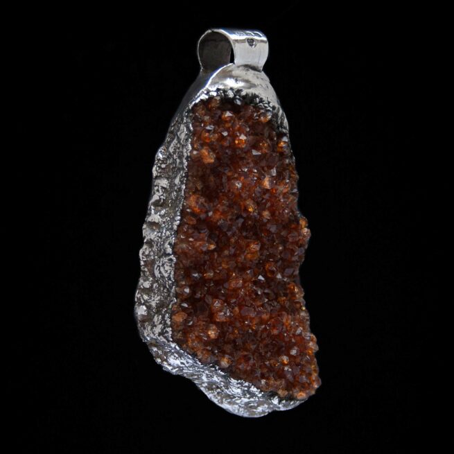 Large Pendentif Citrine Lit de Cristaux – Image 2