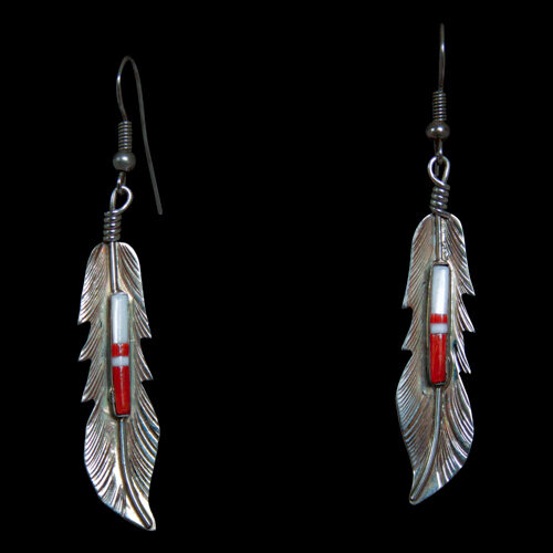 Freddy Barney Feather Earrings