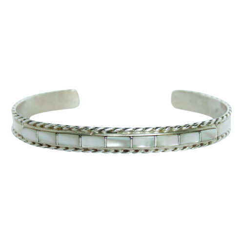 Bracelet Amérindien Argent Nacre