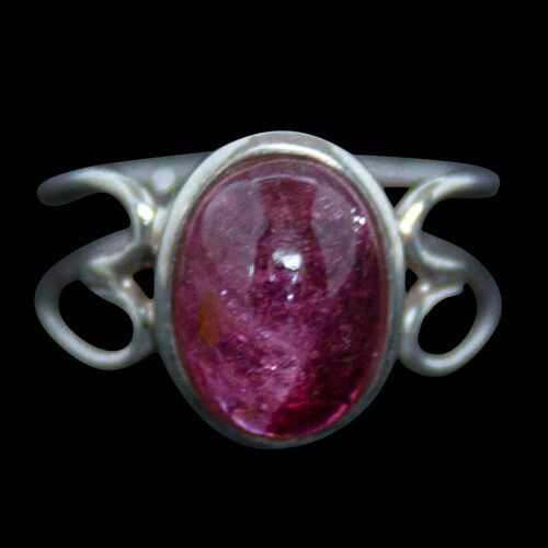 Bague Argent Tourmaline Rubellite