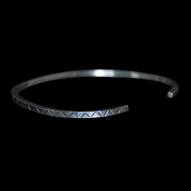 Silver Bracelet Zigzag Design - Image 2