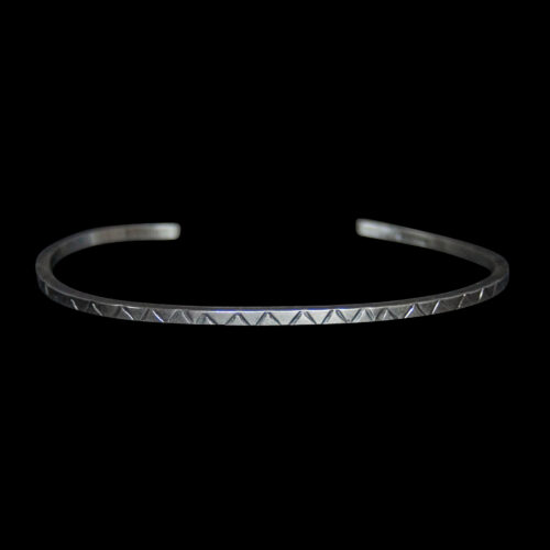 Bracelet Argent Motif Zigzag