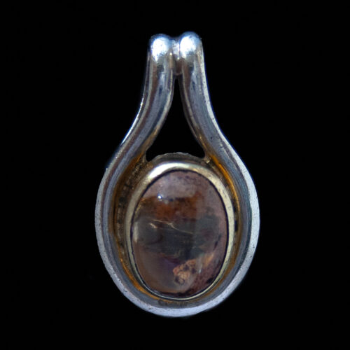 Small Mexican Fire Opal Pendant