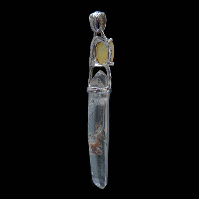 Pendentif Quartz Opale Jaune – Image 2
