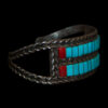 Double Row Turquoise Coral Bracelet - Image 2
