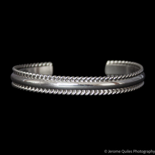 Navajo Plain Silver Bracelet