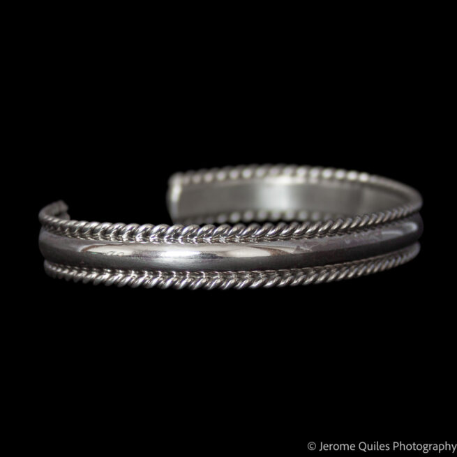 Bracelet Navajo Argent Uni – Image 2