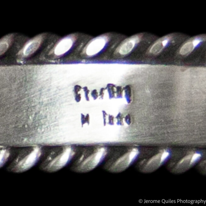 Bracelet Navajo Argent Uni – Image 4