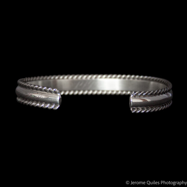 Bracelet Navajo Argent Uni – Image 3