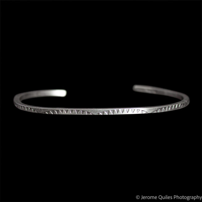 Bracelet Argent Motif Acéré