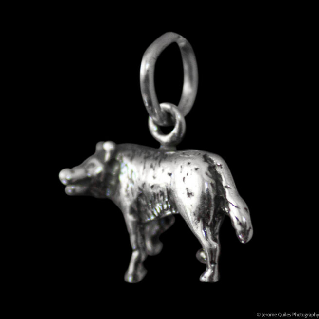 Pendentif Loup Argent – Image 3