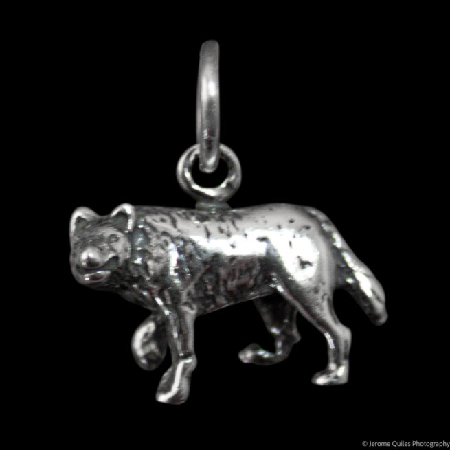 Silver Wolf Pendant