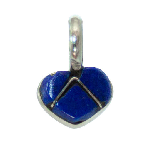 Petit Pendentif Cœur Lapis