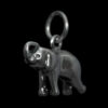 Small Silver Elephant Pendant - Image 2